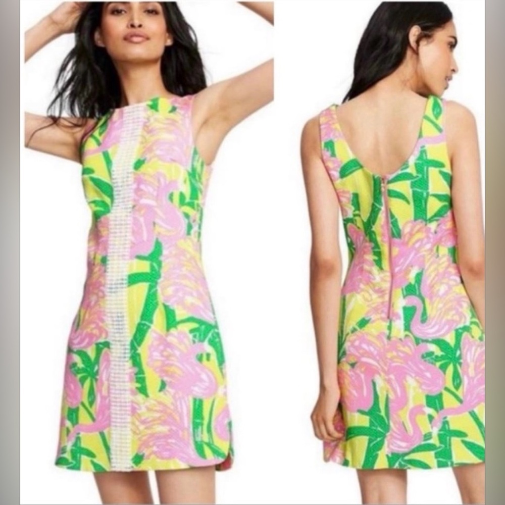 Lilly Pulitzer for Target Fan Dance Sleeveless Round Neck Shift Dress